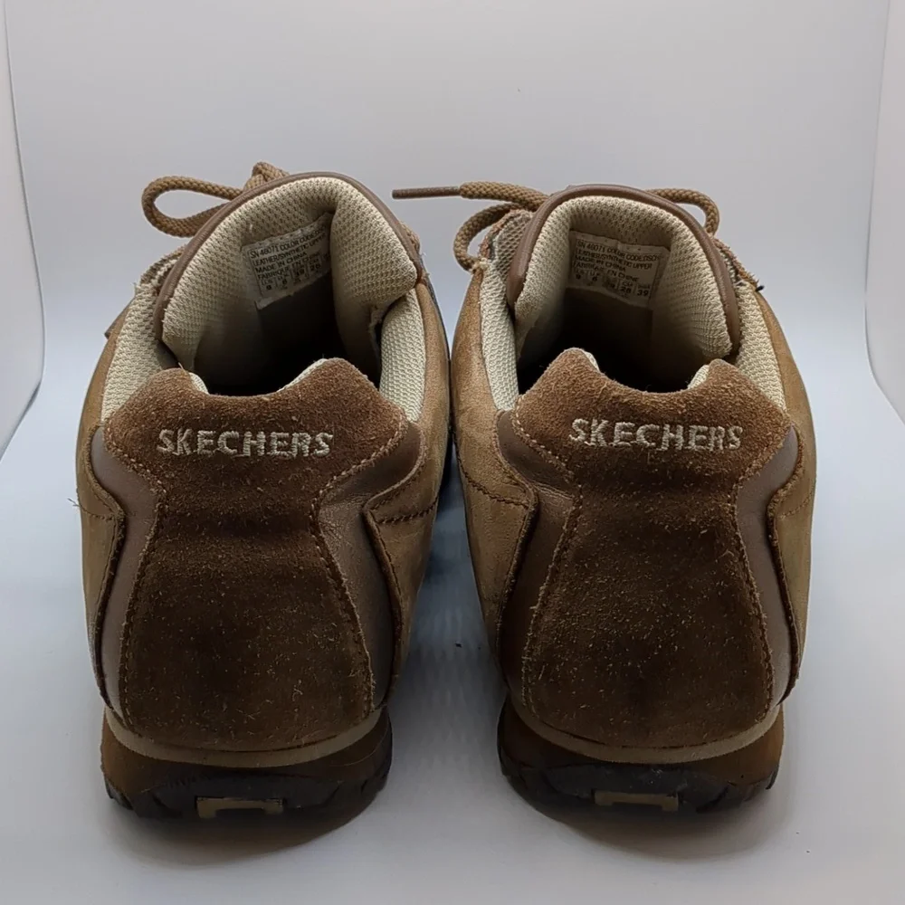 Skechers Women's Brown Suede Sneakers - Picture 3 of 5